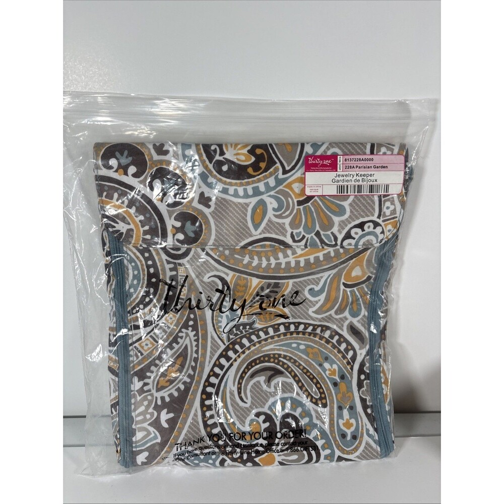 Thirty-One Parisian Garden Jewelry Keeper Brand New